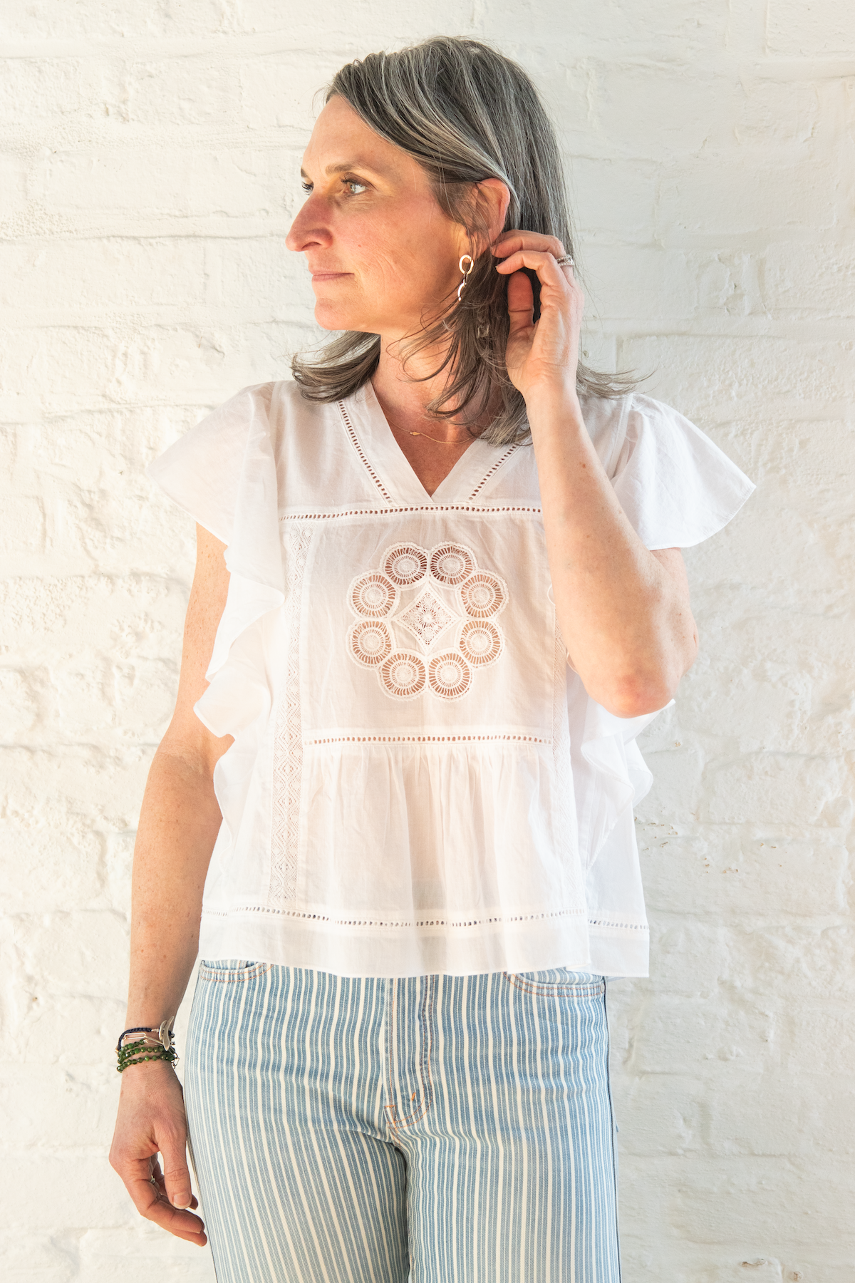mara top - white