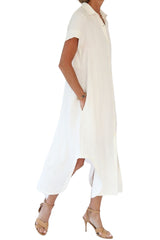 mandu dress - white