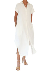 mandu dress - white