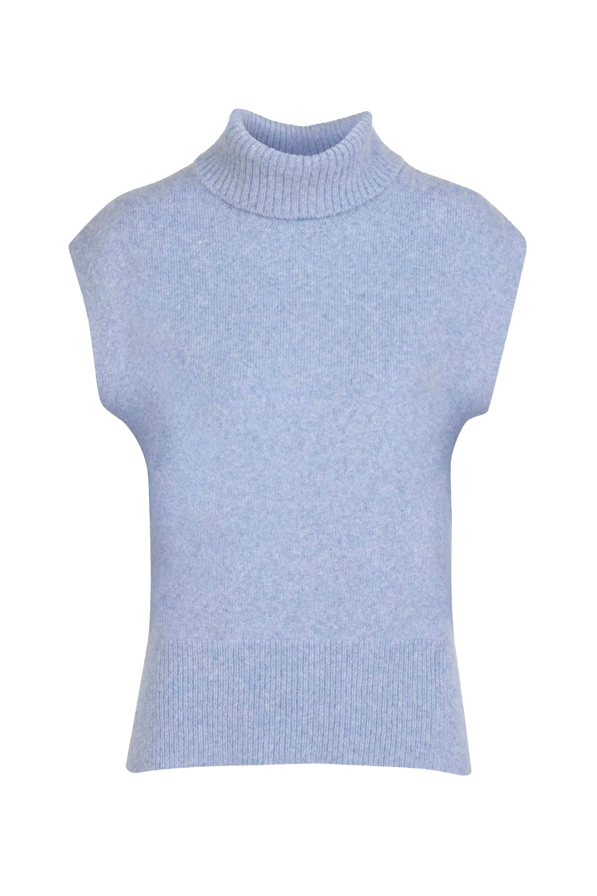 aaron sweater vest - slate blue