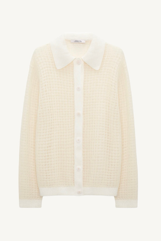 airy softness cardigan - pearl