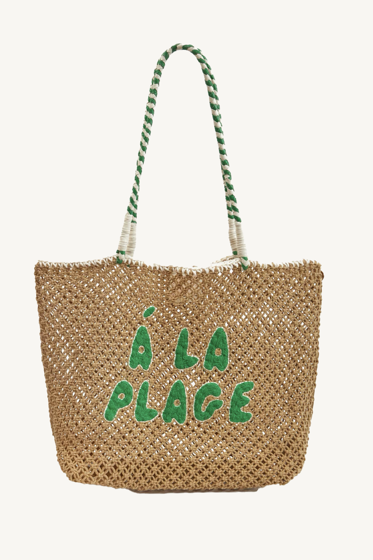 l'ete tote - tan crochet