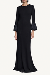 cloudy allure dress - pure black