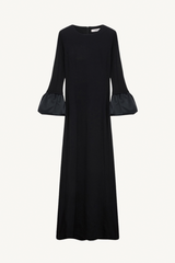 cloudy allure dress - pure black
