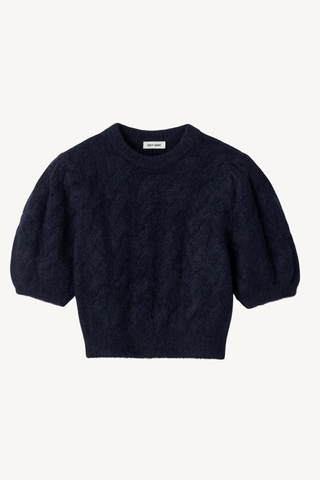 alpaca top - navy