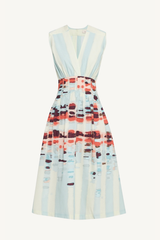jocelyn dress- aqua watercolor