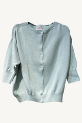 cardigan sweater - lagoon