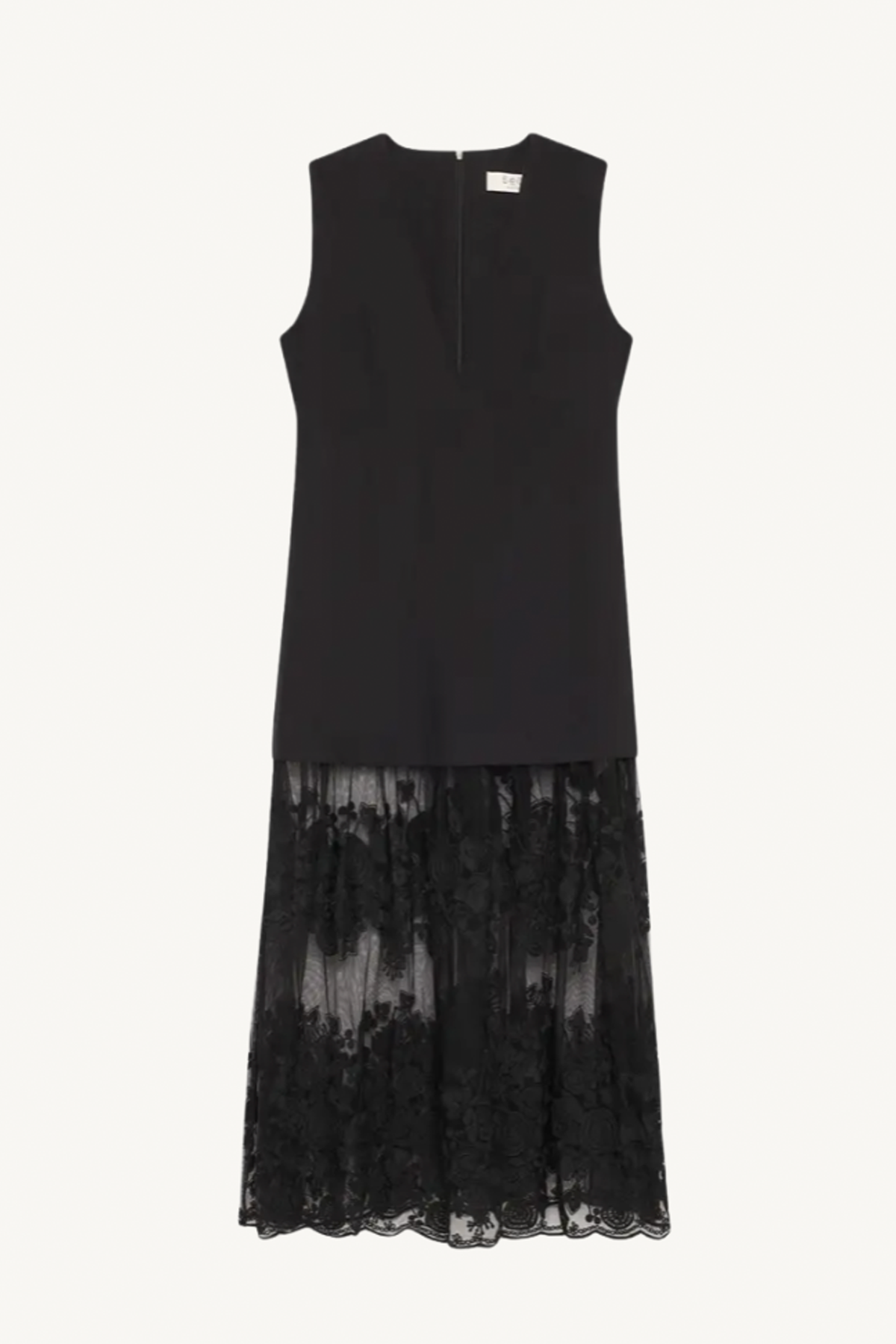arielle midi dress - black