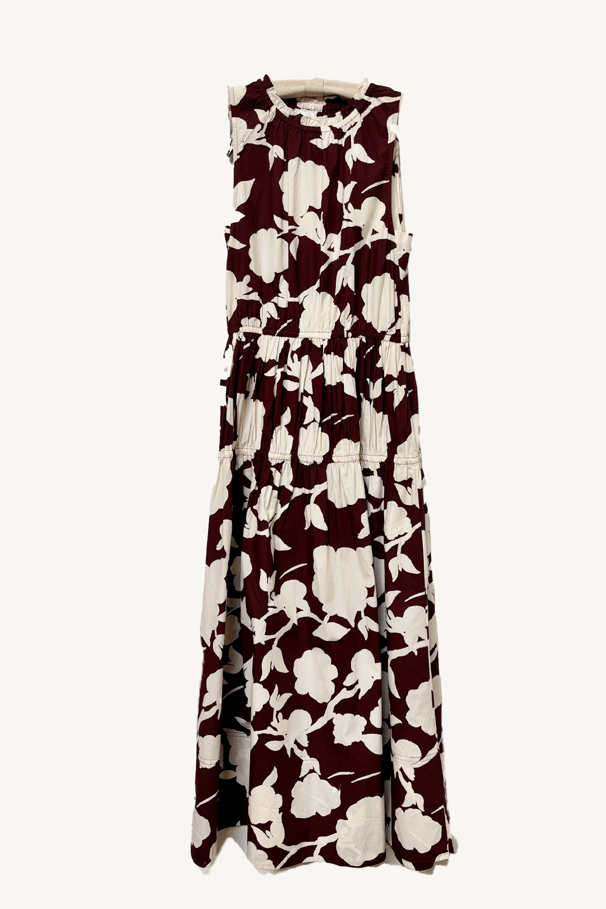 arte tank dress - paz floral fig