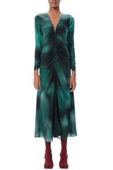 atacalco kendra dress - emerald