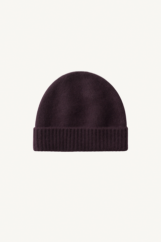 chunky beanie - plum