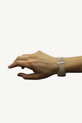 bellows bracelet - silver