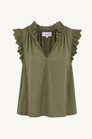 bexie top - dark seagrass