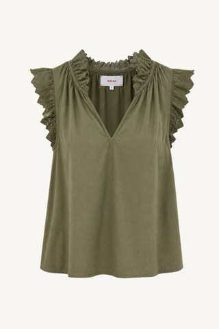 bexie top - dark seagrass