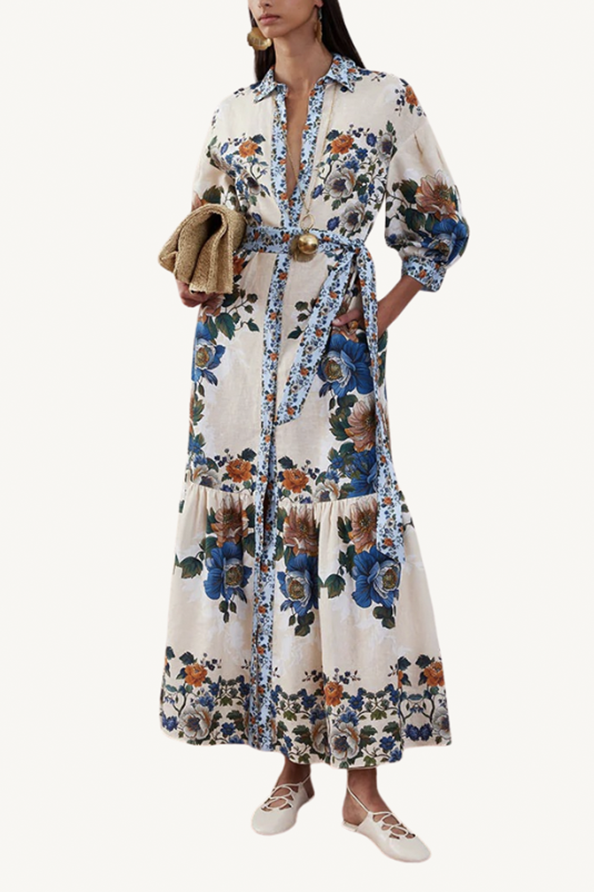 bianca linen - magical blossom cream placement