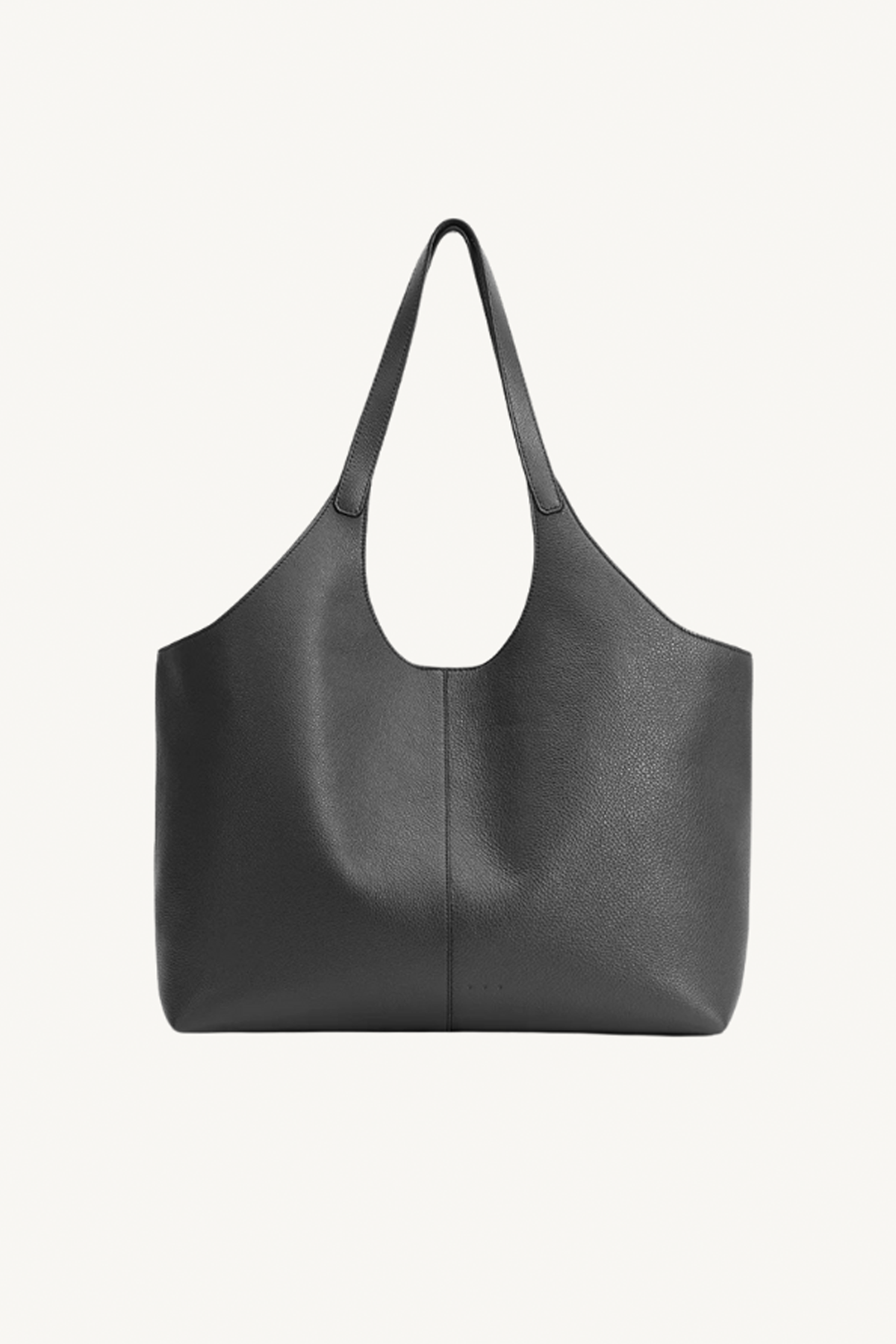 cabas supple xl - grain black