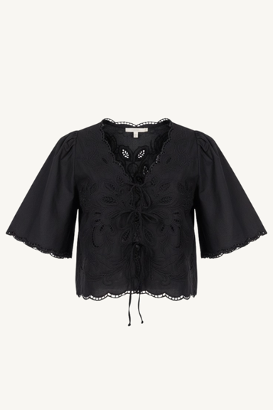 vinetta top - onyx black