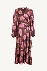 blaire dress - mahogany multi