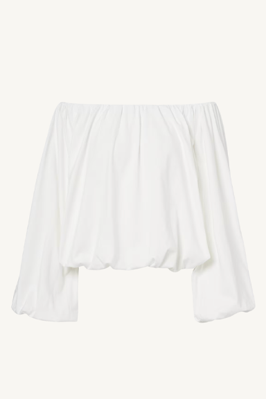 soft volume shirt - camellia white