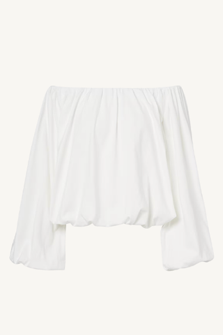 soft volume shirt - camellia white