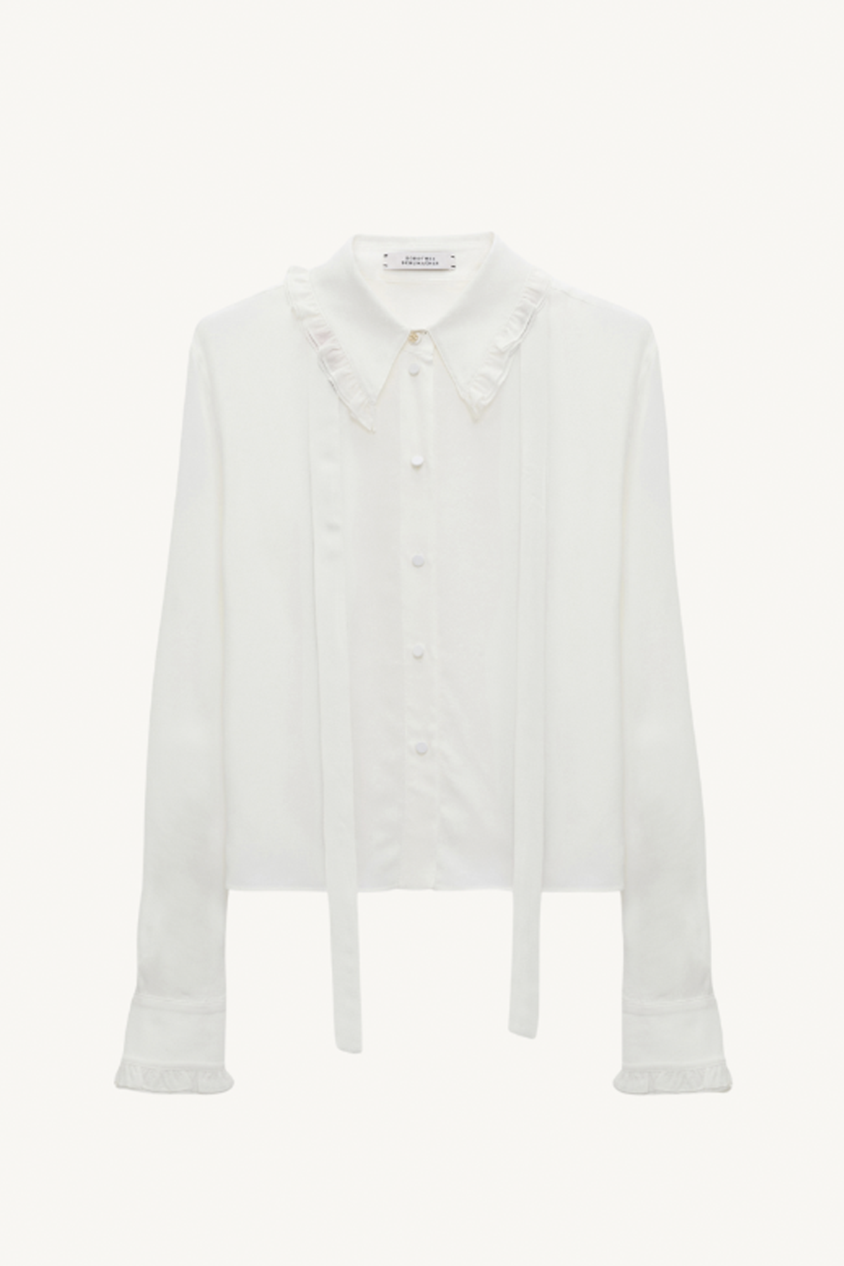 soft vibes blouse - camelia white