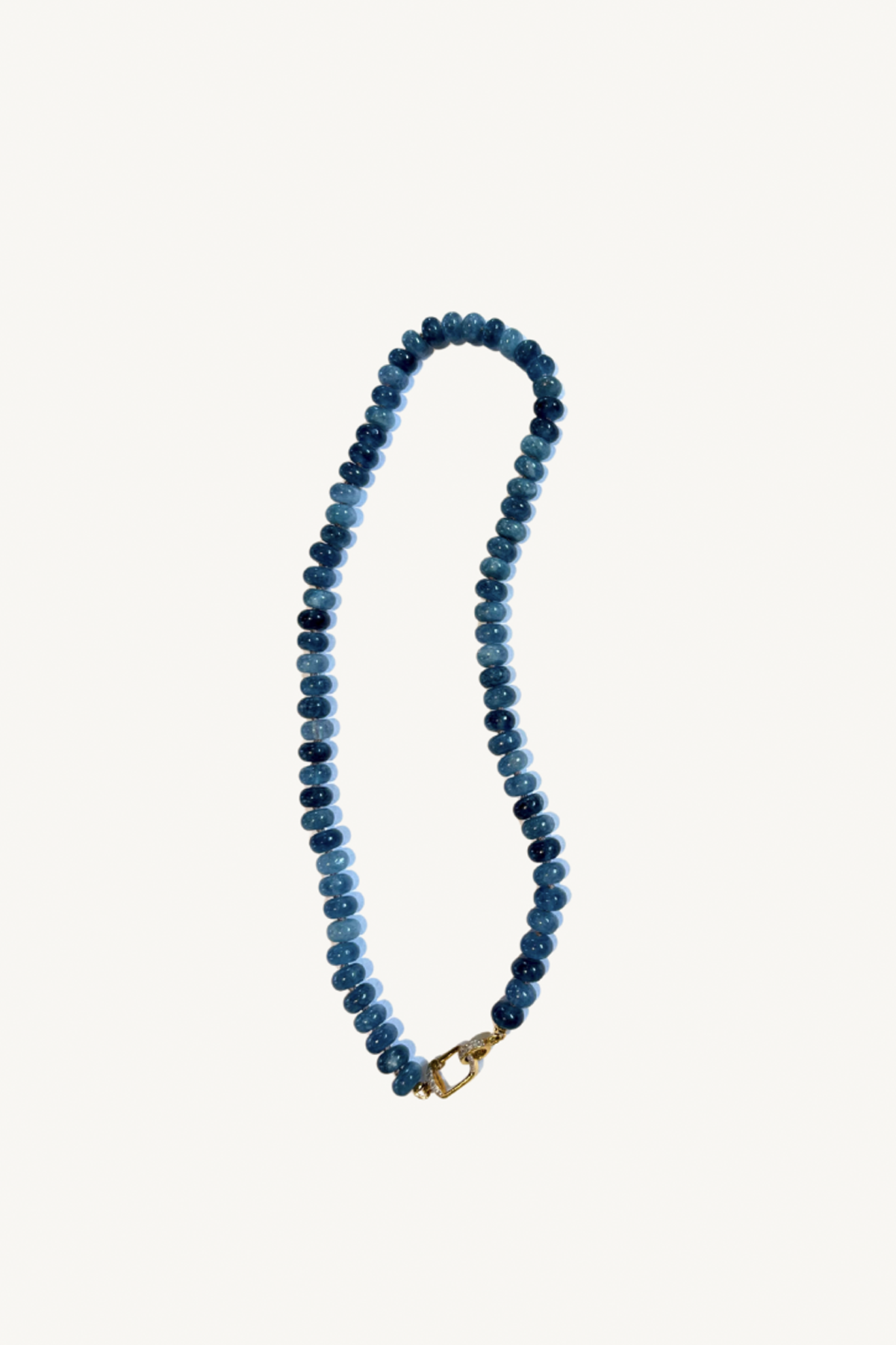 blue jade beaded necklace