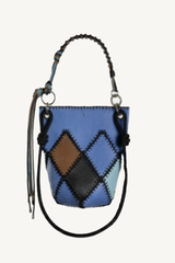 bucket bag - plum blue