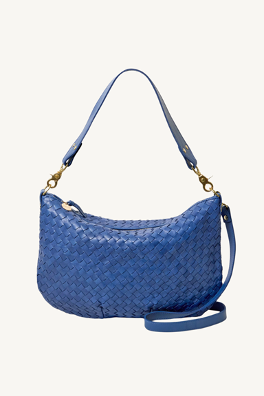 moyen messenger - woven french blue