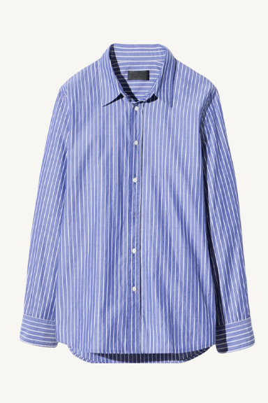 raphael classic shirt - dark navy/white