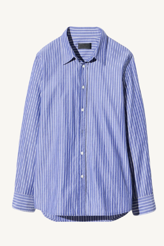 raphael classic shirt - dark navy/white