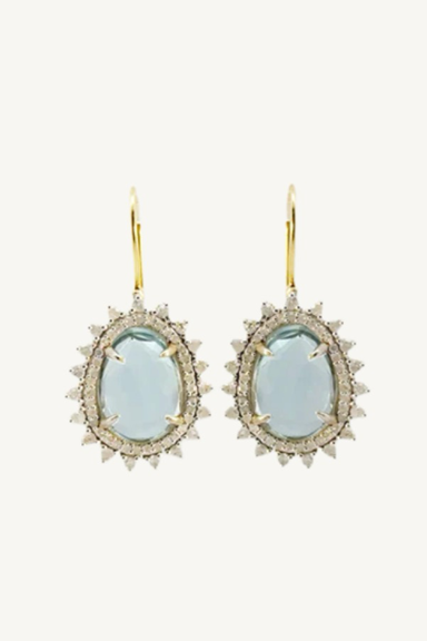 blue topaz drop earrings