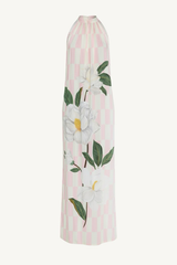sundowner maxi dress - blush and ivory magnolia check