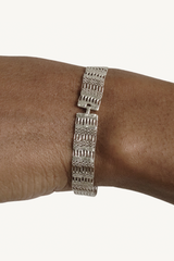 friendship bracelet - silver