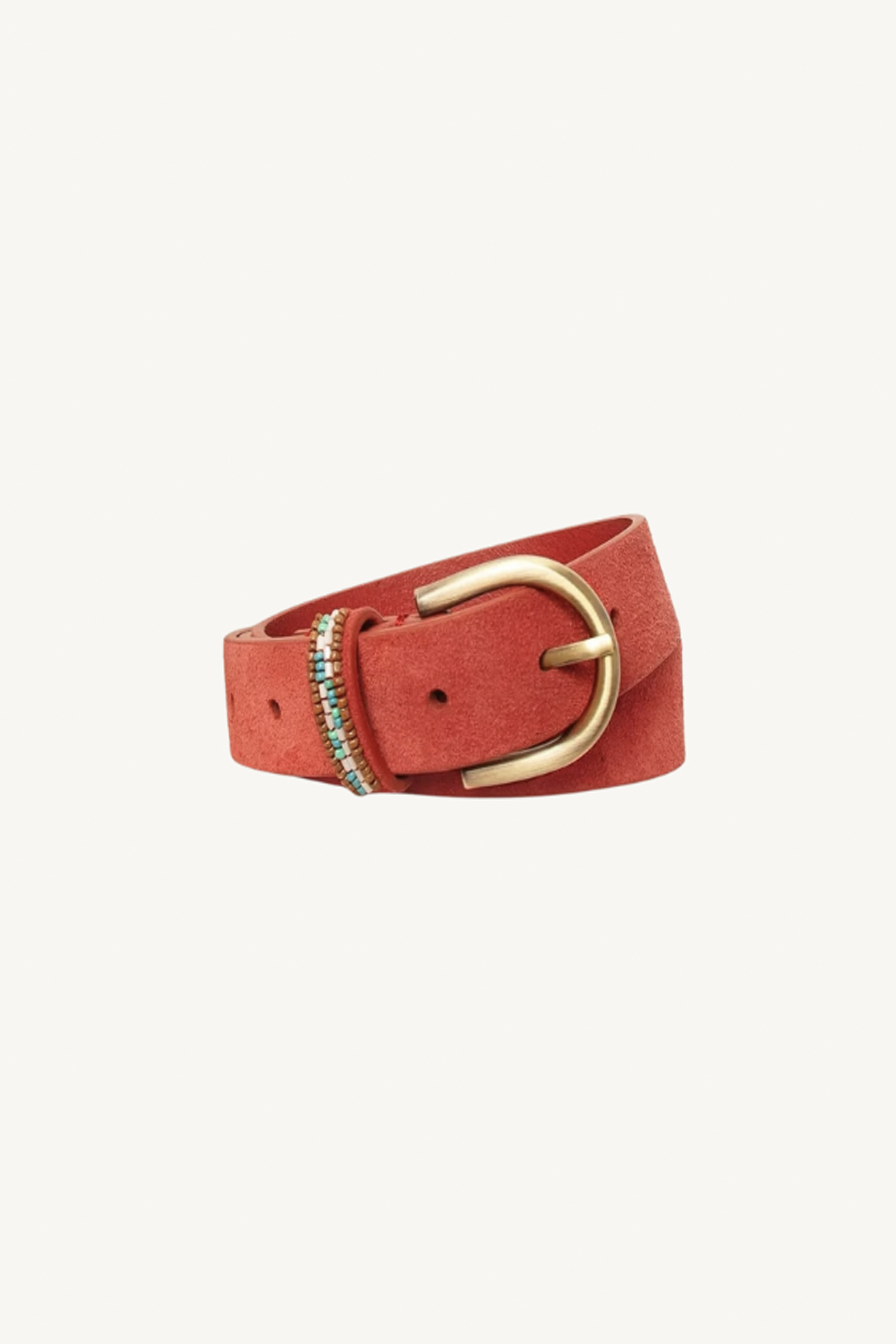 brix belt - dusty red