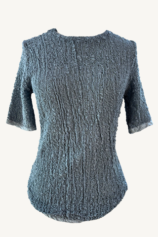 silk bubble t-shirt - sea