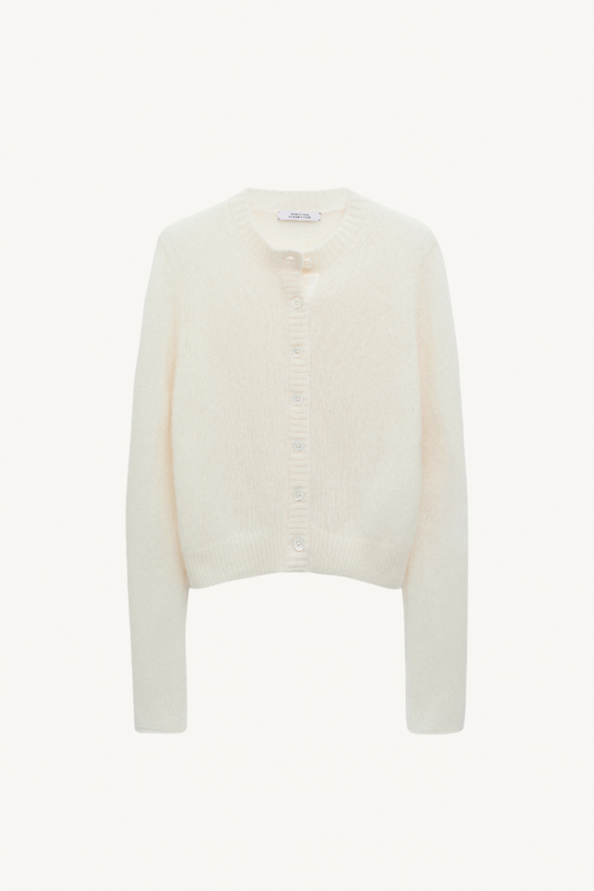luxury love cardigan - camellia white