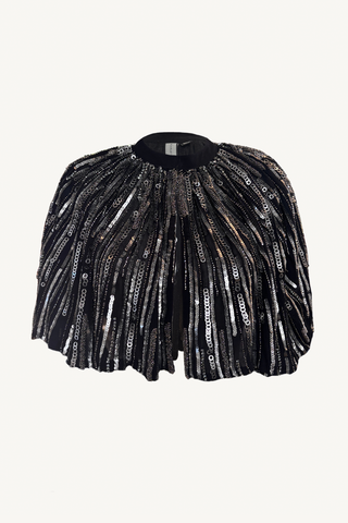 moonlight cape - onyx black