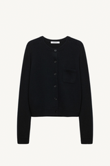 elegant statements cardigan - pure black