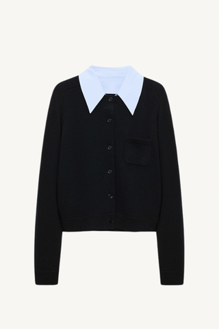 elegant statements cardigan - pure black