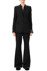 casaros elaine blazer - black