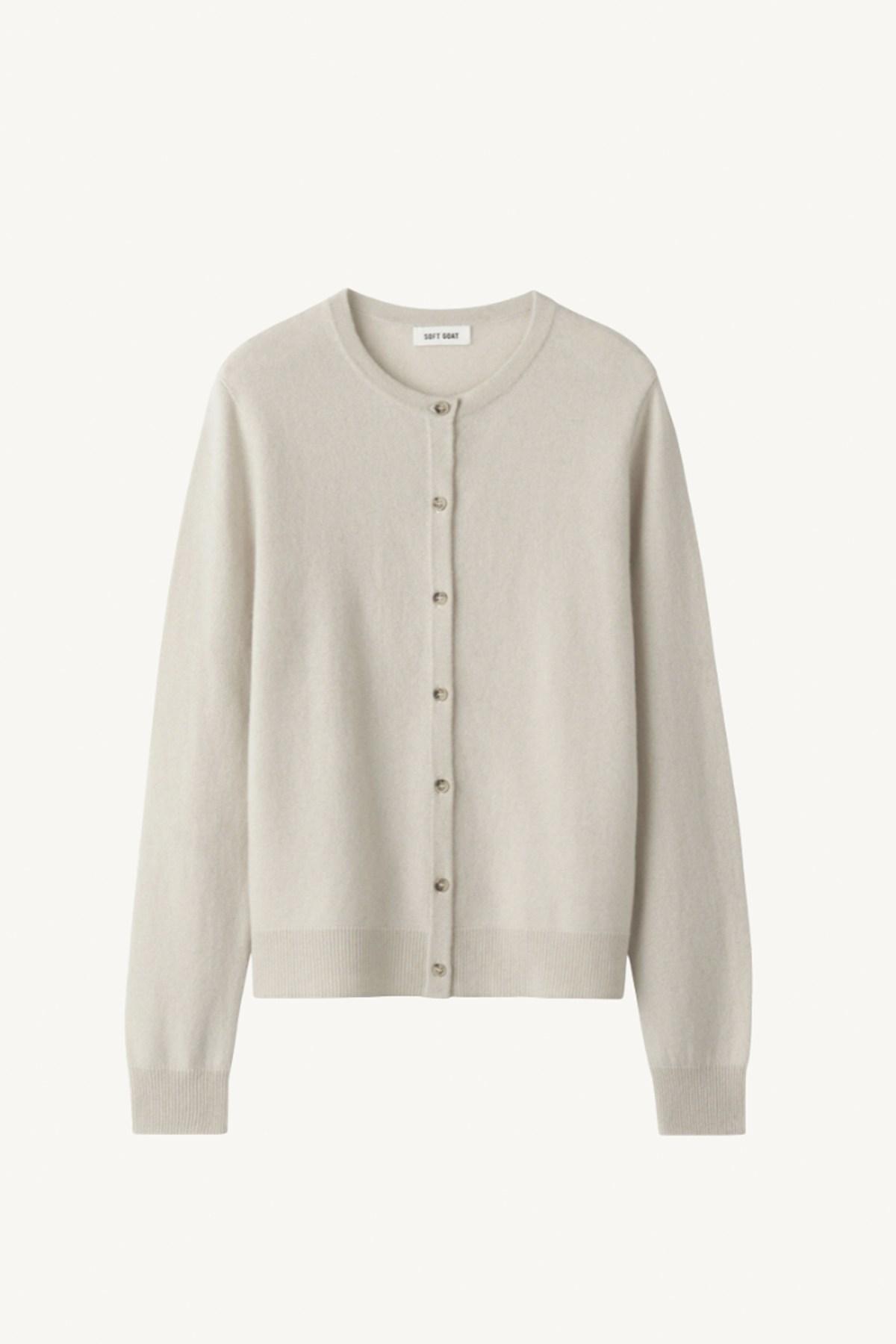 long sleeve cardigan - chalk