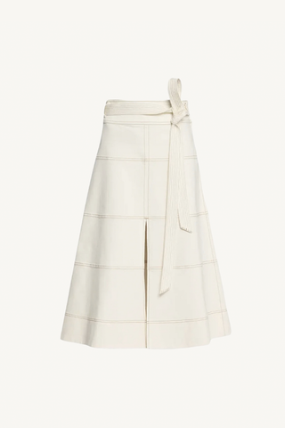 denim hudson skirt - chalk