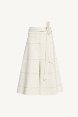 denim hudson skirt - chalk