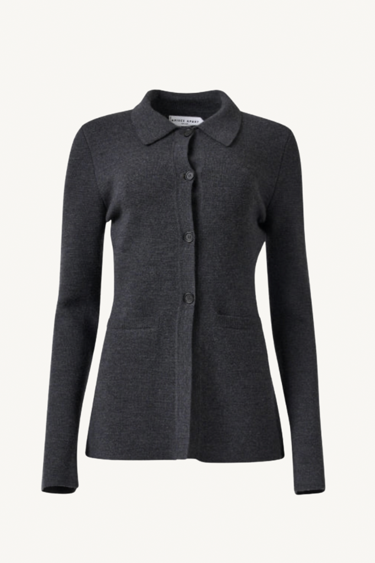 betti knit cardigan - grey