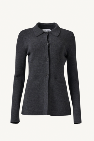 betti knit cardigan - grey