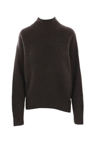 nantes cashmere sweater - chocolate