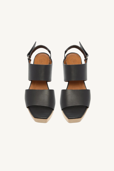 mini clog - savana black