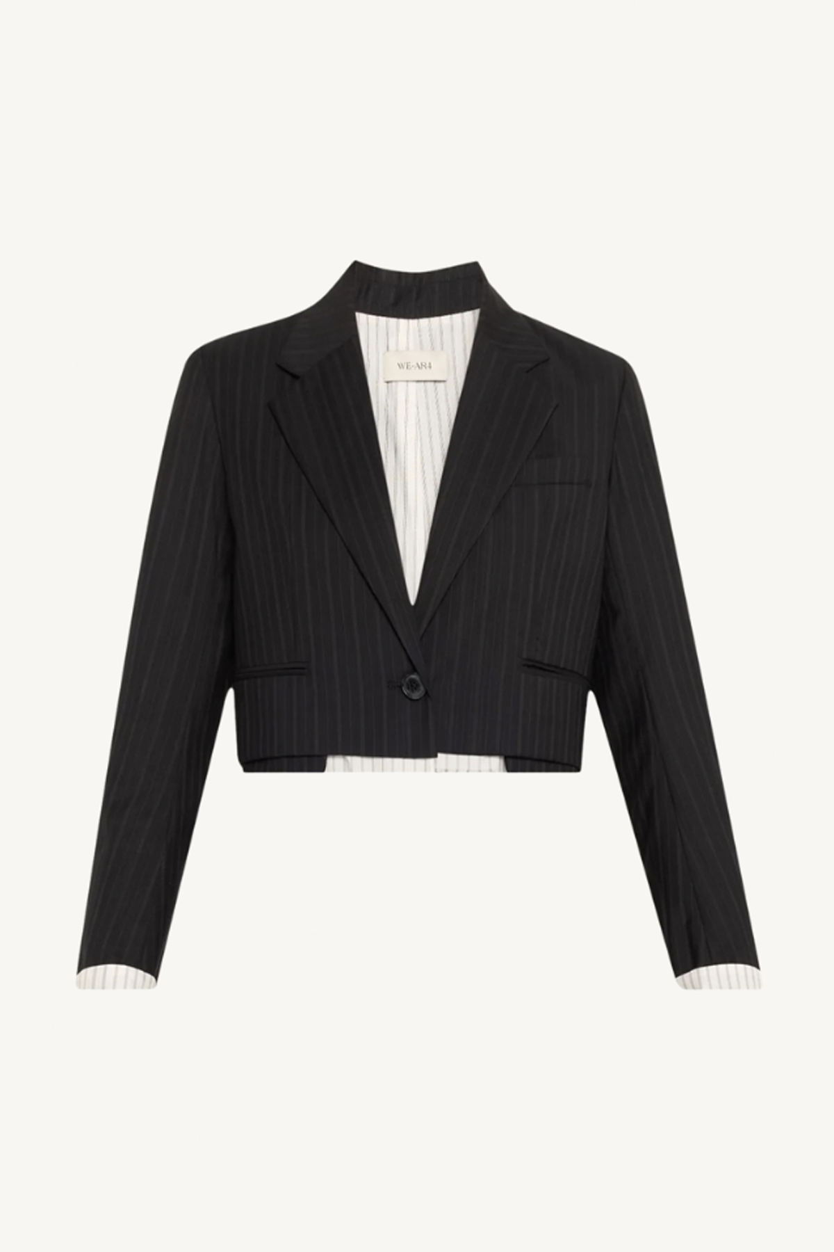 the cocktail blazer - black stripe