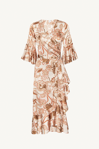 cordelia dress - summer batik satin