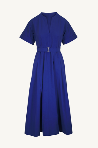 corinne midi dress - blueberry
